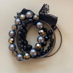 Chunky Beaded Bracelet Set